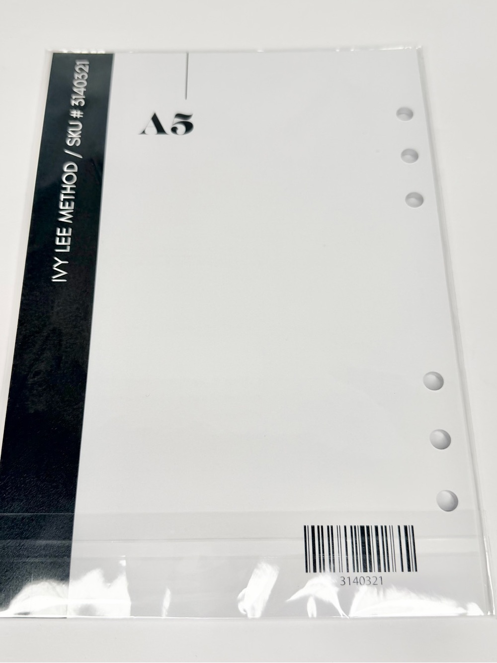 Cloth & Paper Ivy Lee Method A5 Planner Refill - White